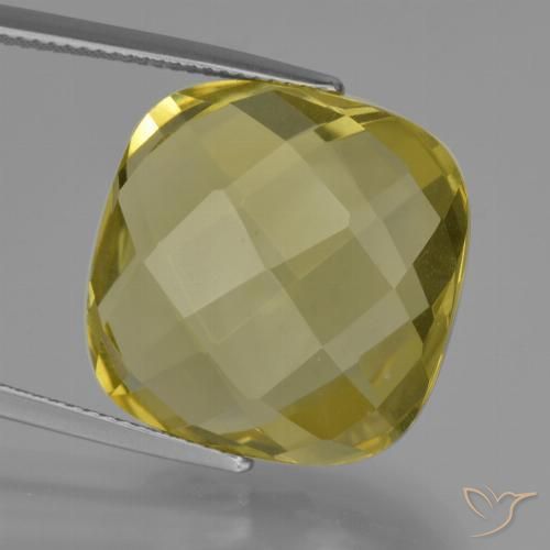 26.16ct Natürlicher Ananas Gelb Quarz, Kissen, VVS