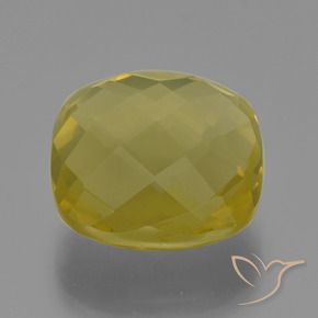9,17 ctw natürlicher Ananas Gelb Quarz, Kissen, VS