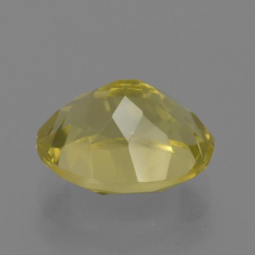 3,51 ctw natürlicher gelber Quarz, Oval Schliff, VS