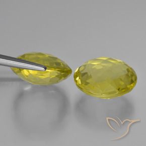 10.53 ct natürliche Ananas Gelb Quarz-Edelsteine, Runden, VVS-VS