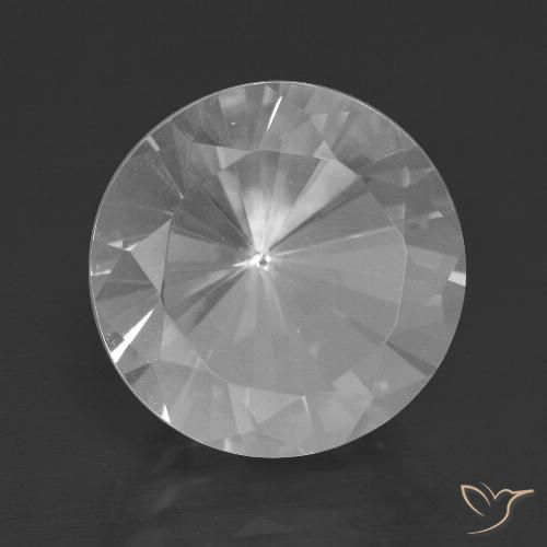 8.90ct Natürlicher Weiß Quarz, Runden, VVS-VS