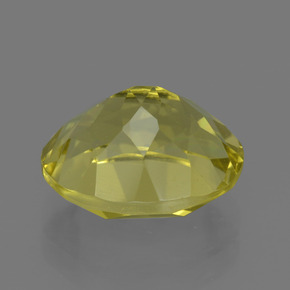 3,59 ctw natürlicher gelber Quarz, Oval Schliff, VS