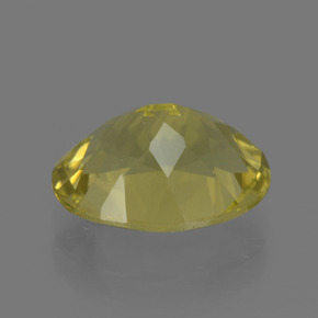 3,04 ctw natürlicher gelber Quarz, Oval Schliff, VS