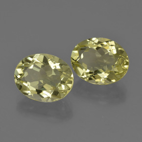 7,11 ct natürliche gelber Quarz-Edelsteine, Oval Schliff, VS