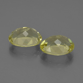7,11 ct natürliche gelber Quarz-Edelsteine, Oval Schliff, VS