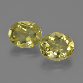 6,20 ct natürliche gelber Quarz-Edelsteine, Oval Schliff, VS