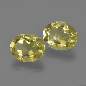 6,20 ct natürliche gelber Quarz-Edelsteine, Oval Schliff, VS