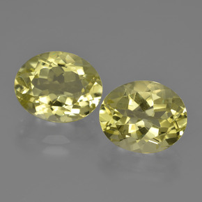 7,36 ct natürliche gelber Quarz-Edelsteine, Oval Schliff, VVS-VS