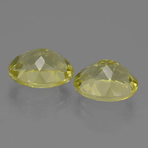 7,36 ct natürliche gelber Quarz-Edelsteine, Oval Schliff, VVS-VS