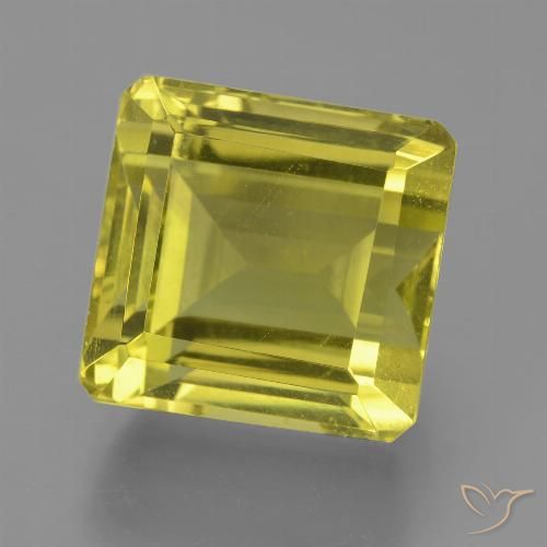 17.49ct Natürlicher Maisgelb Quarz, Smaragdschliff, VVS-VS
