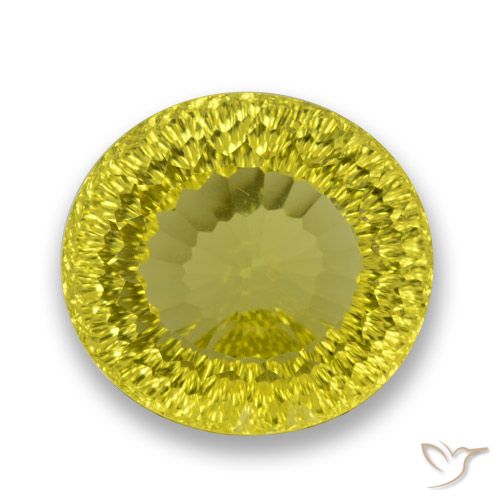 70.69ct Natürlicher Mittelgelb Quarz, Oval, VVS-VS