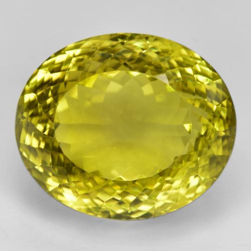 49.99ct Natürlicher Mittelgelb Quarz, Oval, VVS