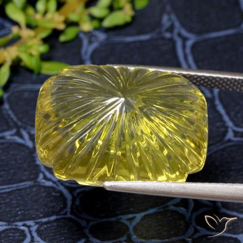 9,17 ctw natürlicher Bräunliches Gelb Quarz, Fantasie, Transparent