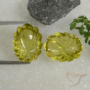 21.68 ct natürliche Mittelgelb Quarz-Edelsteine, Fantasie, Transparent