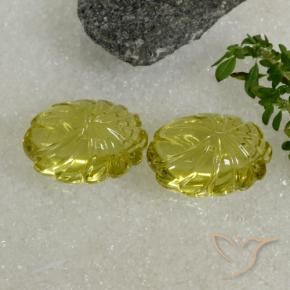 21.68 ct natürliche Mittelgelb Quarz-Edelsteine, Fantasie, Transparent