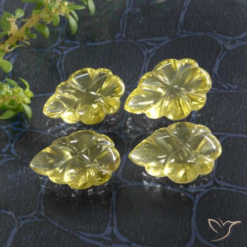 14.83ctw Natürlicher Blasses Gelb Quarz, Fantasie, Transparent