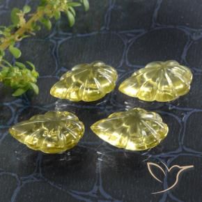 14.83 ct natürliche Blasses Gelb Quarz-Edelsteine, Fantasie, Transparent