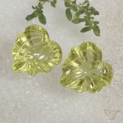 19.94ctw Natürlicher Zitronengelb Quarz, Fantasie, Transparent, Photo A