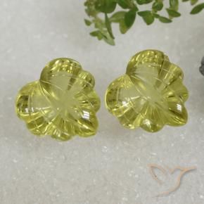16.48 ct natürliche grünlich-gelb Quarz-Edelsteine, Fantasie, Transparent
