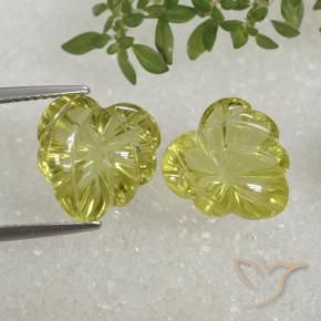 10.45 ct natürliche Mittelgelb Quarz-Edelsteine, Fantasie, Transparent