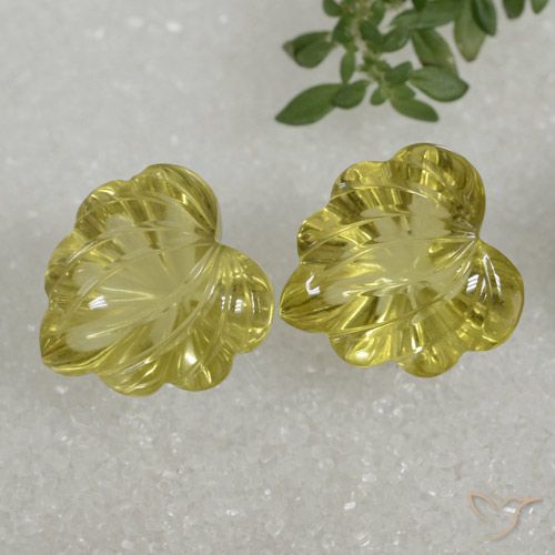 16.87ctw Natürlicher Mittelgelb Quarz, Fantasie, Transparent