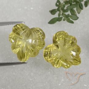 16.87 ct natürliche Mittelgelb Quarz-Edelsteine, Fantasie, Transparent