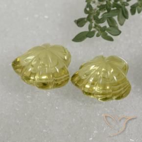 16.87 ct natürliche Mittelgelb Quarz-Edelsteine, Fantasie, Transparent