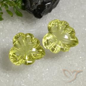14.02 ct natürliche Mittelgelb Quarz-Edelsteine, Fantasie, Transparent