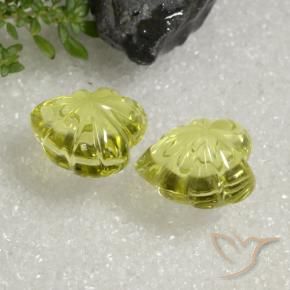 14.02 ct natürliche Mittelgelb Quarz-Edelsteine, Fantasie, Transparent