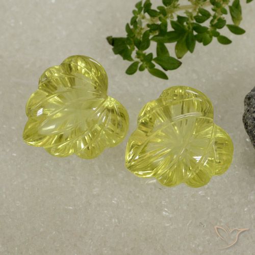 20.69ctw Natürlicher Maisgelb Quarz, Fantasie, Transparent