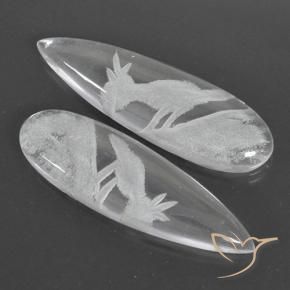 22.70 ct natürliche Klares Weiß Quarz-Edelsteine, Birnenform, Transparent