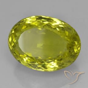 9,17 ctw natürlicher Mittelgelb Quarz, Oval, VVS