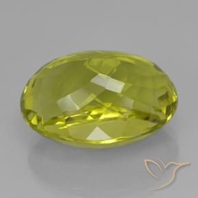 9,17 ctw natürlicher Mittelgelb Quarz, Oval, VVS