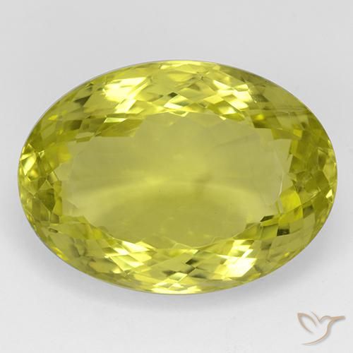 42.16ct Natürlicher Maisgelb Quarz, Oval, IF