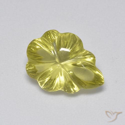 9,17 ctw natürlicher Mittelgelb Quarz, Fantasie, Transparent