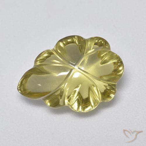 4.25ct Natürlicher Erdiges Gelb Quarz, Fantasie, Transparent