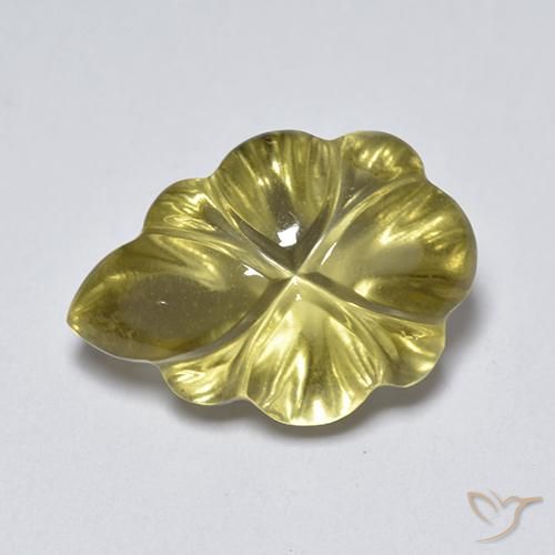 5.10ct Natürlicher Helles Gold-Gelb Quarz, Fantasie, Transparent