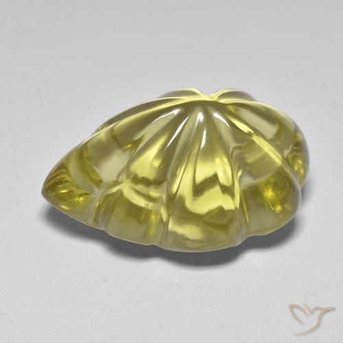 9,17 ctw natürlicher Helles Gold-Gelb Quarz, Fantasie, Transparent