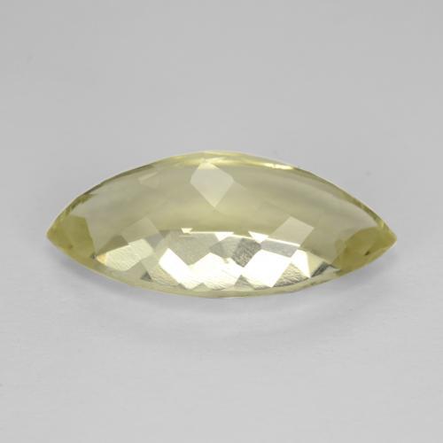 5,31 ctw natürlicher gelber Quarz, Marquise, VVS-VS