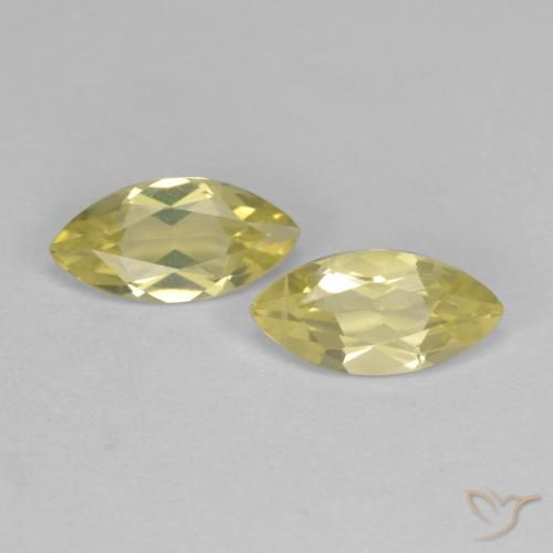 1.42ctw Natürlicher Mittelhelles Gelb Quarz, Marquise, VS
