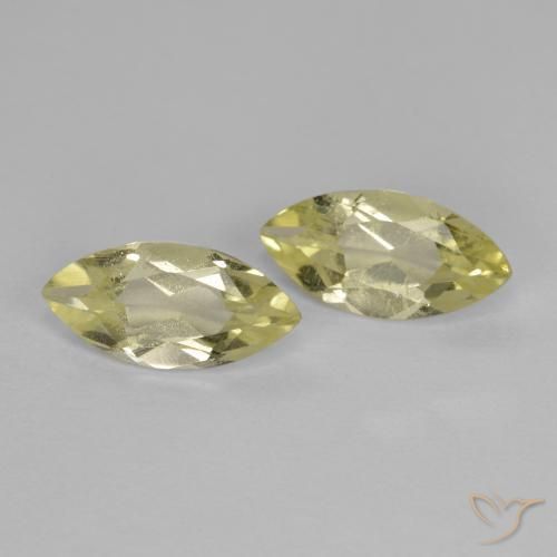 1.40 ct natürliche Mittelhelles Gelb Quarz-Edelsteine, Marquise, VS