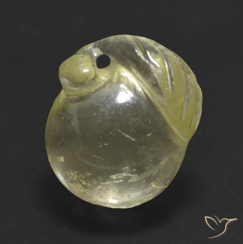 10.58ct Natürlicher Mittelhelles Gelb Quarz, Fantasie, Transparent