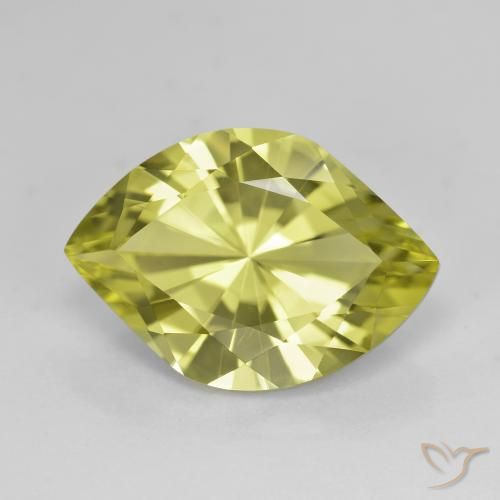 6.99ct Natürlicher hellgrün Quarz, Marquise, VVS