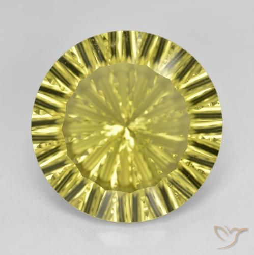 16.29ct Natürlicher hellgrün Quarz, Runden, VVS
