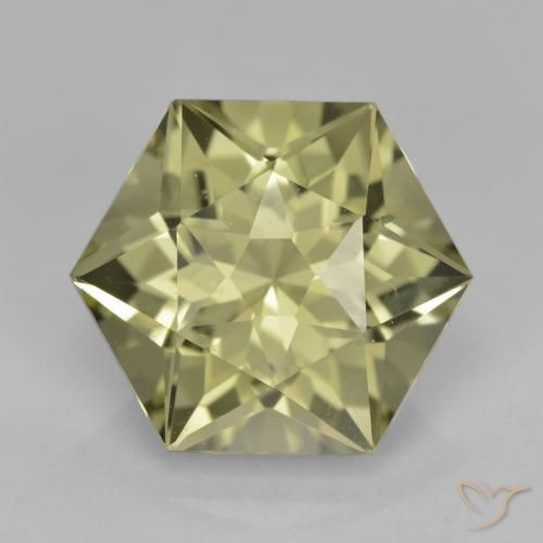 7.82ct Natürlicher hellgelb Quarz, Fantasie, VVS