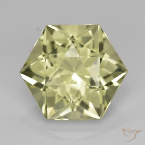 8.01ct Natürlicher Mittelgelb Quarz, Fantasie, VVS
