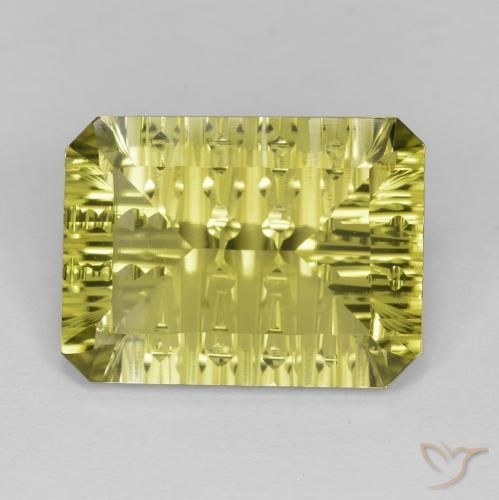 9.03ct Natürlicher Laguna Gelb Quarz, Smaragdschliff, VVS