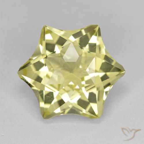 9.34ct Natürlicher grünlich-gelb Quarz, Fantasie, VVS