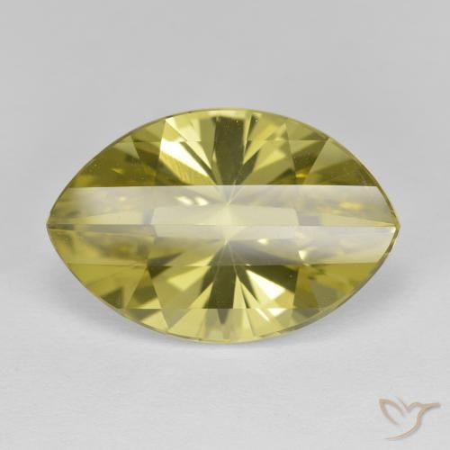 9.97ct Natürlicher Ananas Gelb Quarz, Marquise, VVS