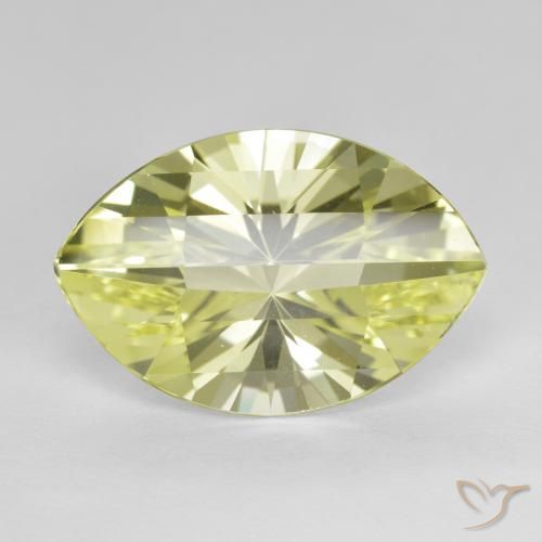 9.27ct Natürlicher Mittelhelles Gelb Quarz, Marquise, VVS-VS